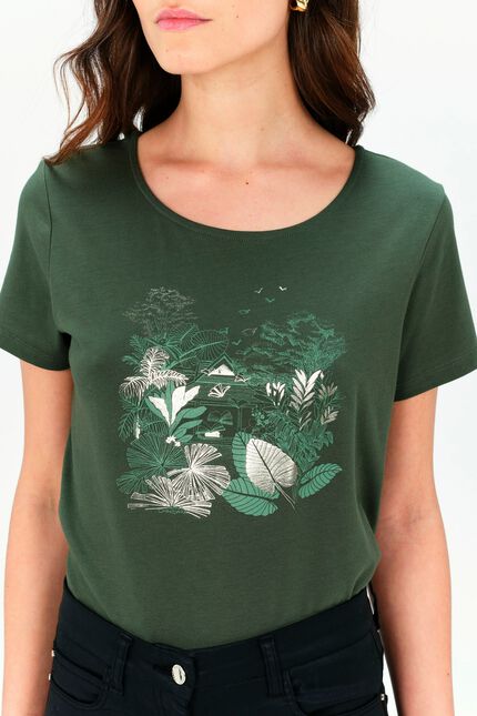 T-Shirt Toutes à l'école Taxime House khakigrün damen