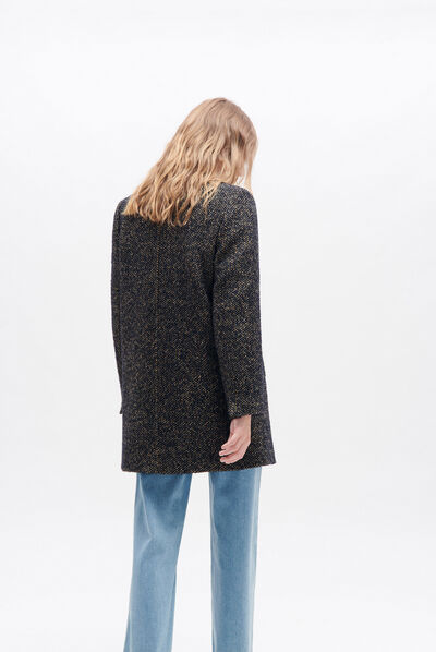 Jas Gustin marineblauw vrouw