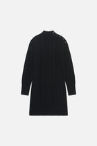 Rmaeva 100% wool dress black woman