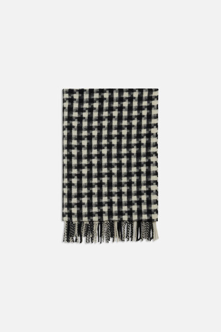 Cachecol Mariana preto mulher