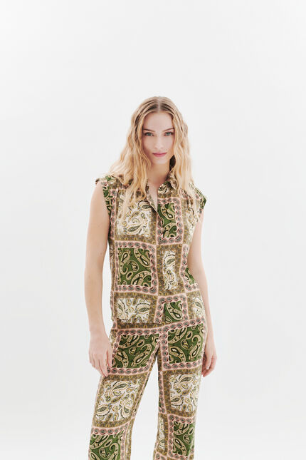 Bluse Celora2 khakigrün damen