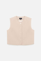 virgule jacket beige woman