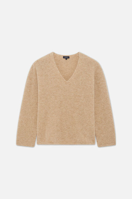 Pull Mterry made in Italy sable femme