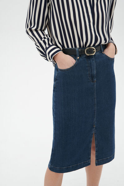 Jupe jluciana denim stone femme