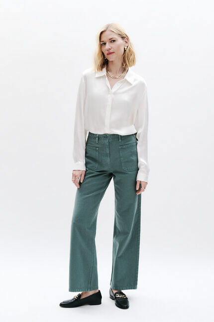 Pantalon Passenger vert pastel femme