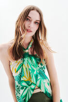 Lois scarf light green woman