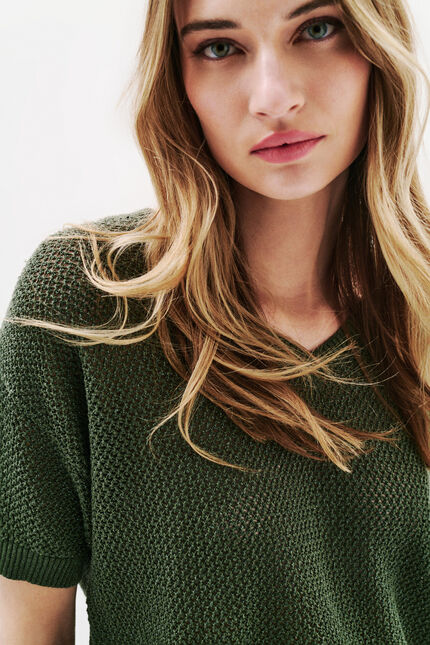 Maglione Mialurex verde cachi donna