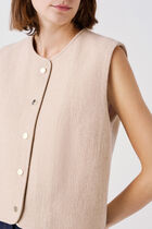 virgule jacket beige woman