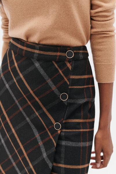 Jupe justine camel femme
