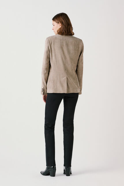 Veste vambre2 taupe femme