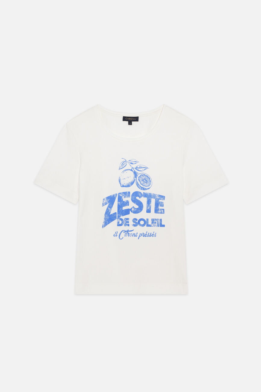 Camiseta Tcitron crudo mujer