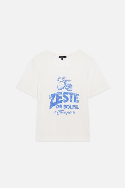 T-shirt Tcitron ecru femme