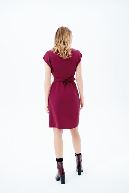 Robe laila rose framboise femme