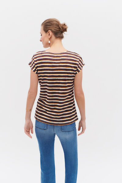 t-shirt murina marron fonce femme