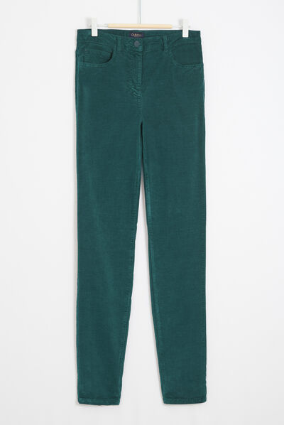 pantalon sylvano vert fonce femme