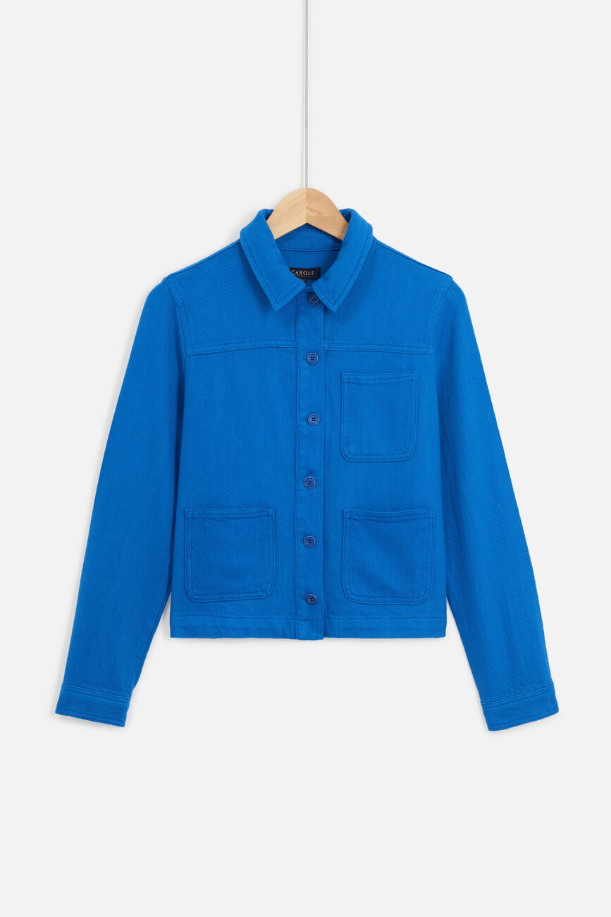 veste minata bleu electrique femme
