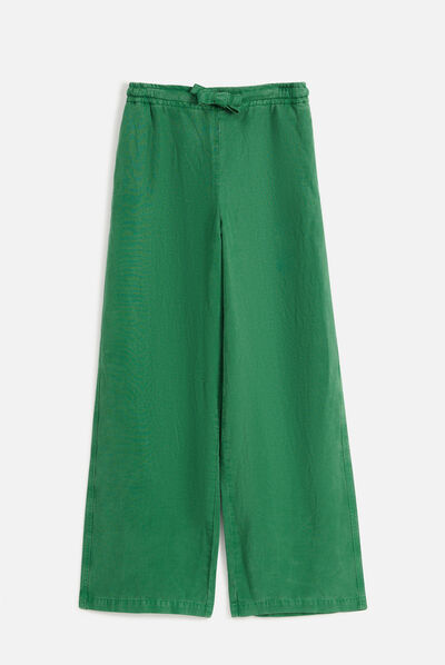 Pantalon pbergame vert menthe femme