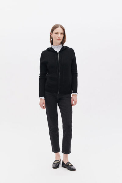 gilet basila noir femme