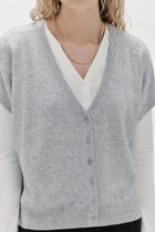Lexie cardigan light grey woman