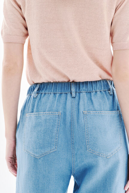 Pantalón pnoori denim azul bebé mujer