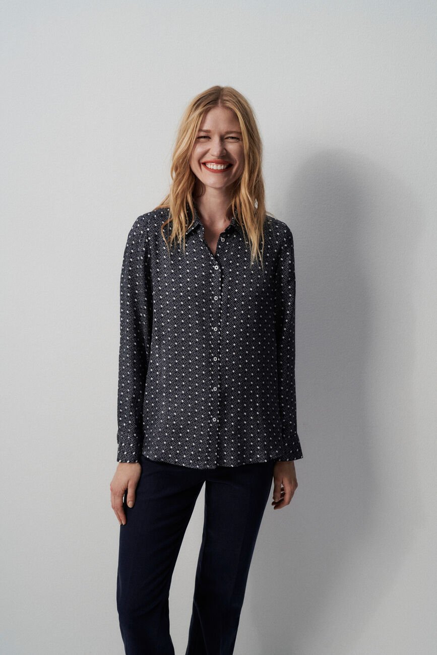 navy blue woman