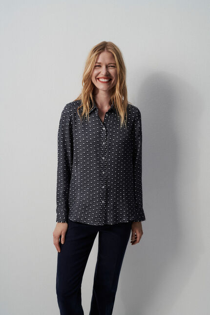 navy blue woman