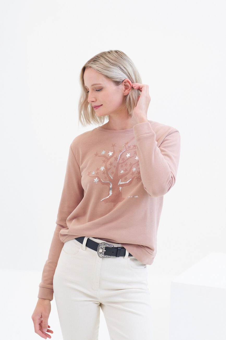 Sweatshirt Lamia rot damen