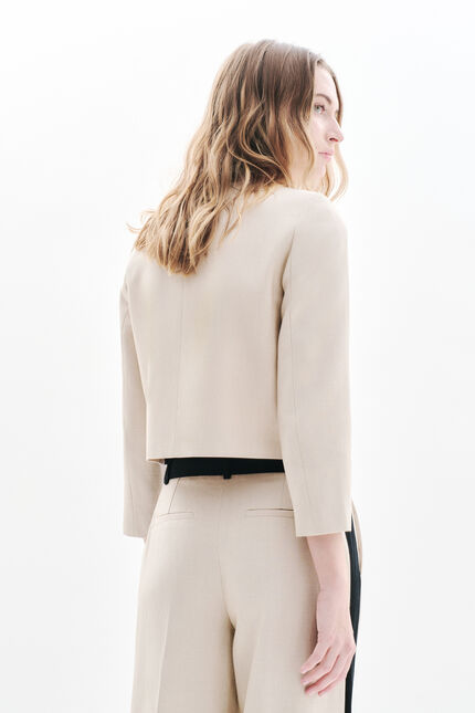 Chaqueta Vambras arena mujer