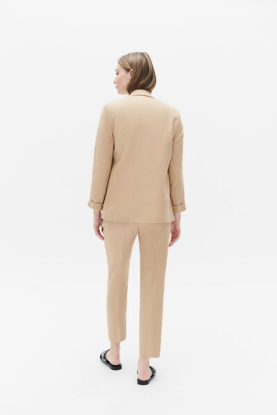 Blazer randine beige femme
