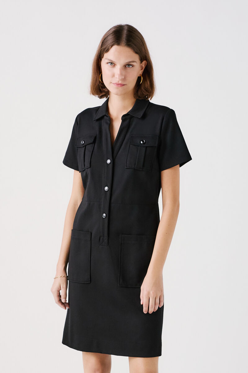 Robe Laure noir femme