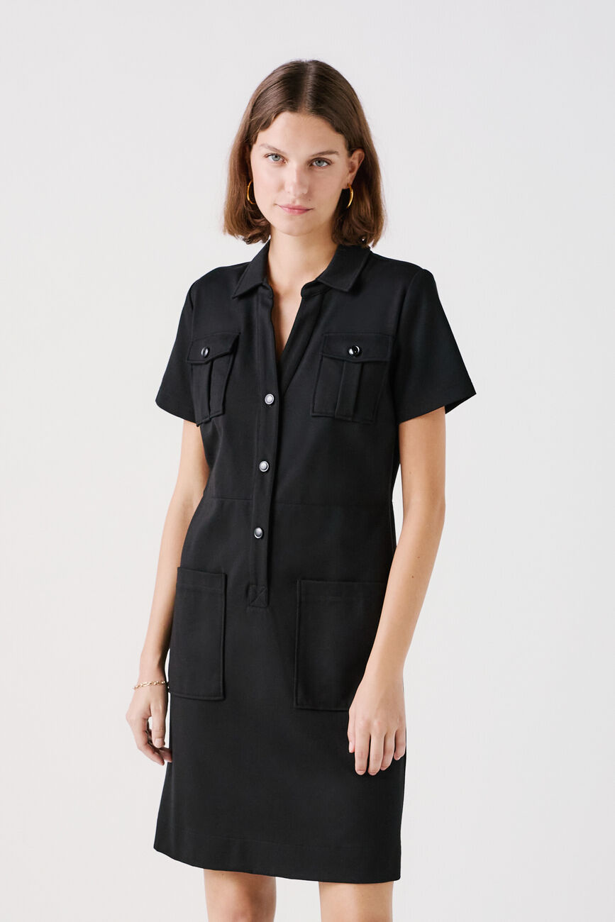 Robe Laure noir femme