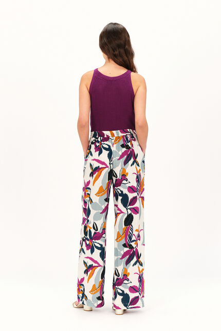 Pantalon peinture 1 prune femme