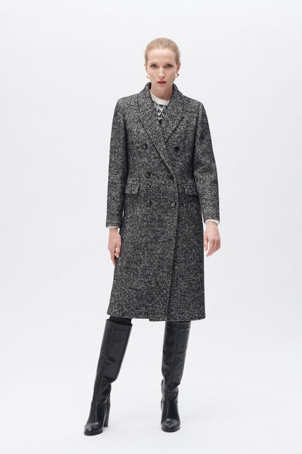 Ganix coat dark grey woman