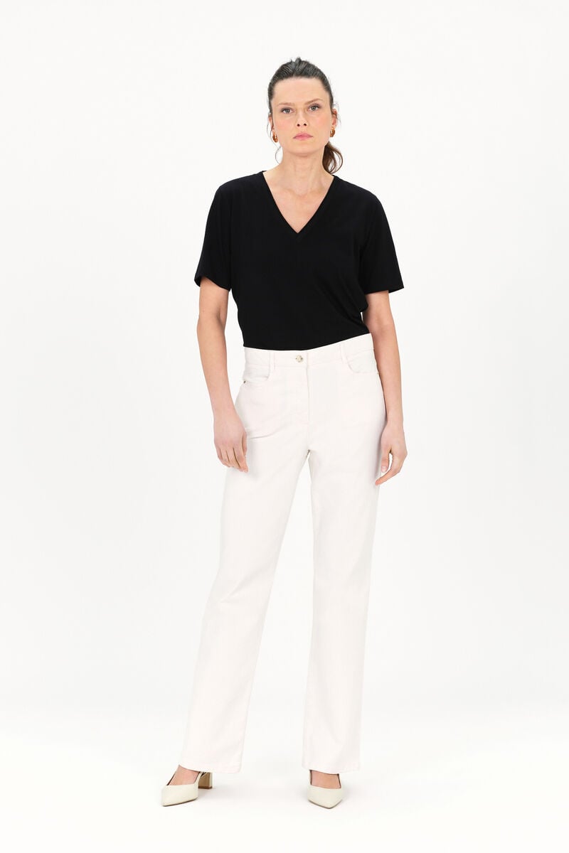 pantalon piper ivoire femme Pantalon piper ivoire femme
