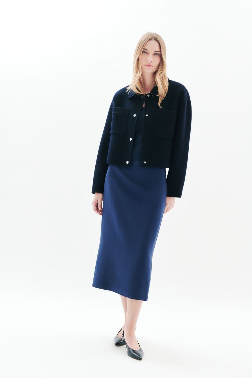 marineblauw vrouw