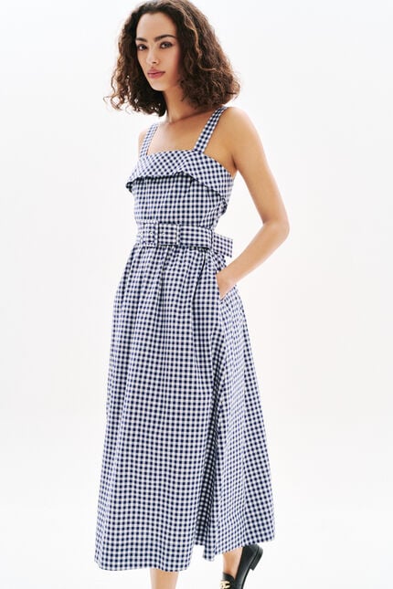 Robe Rlydia bleu marine femme