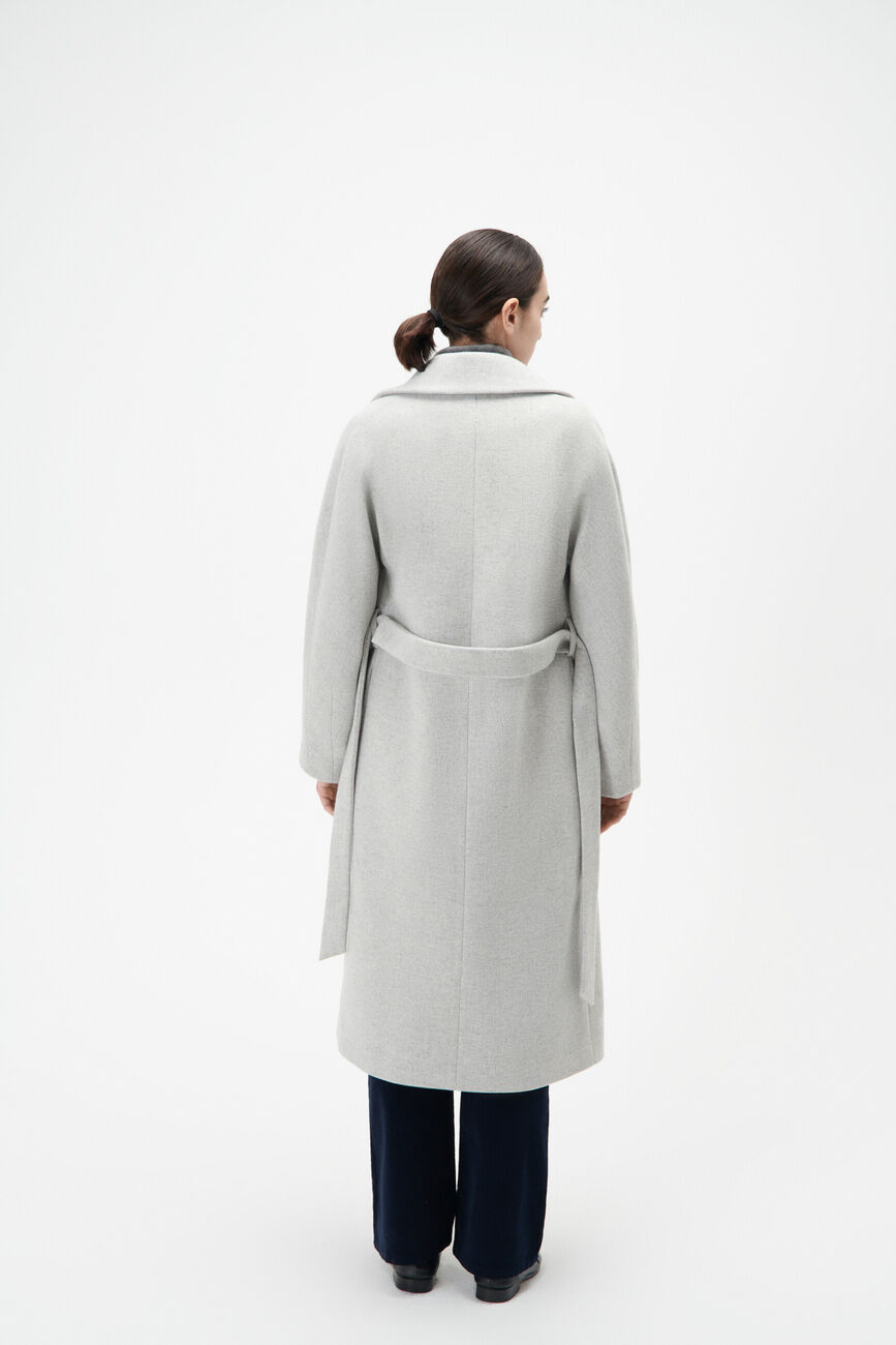 Gapitre coat light grey woman
