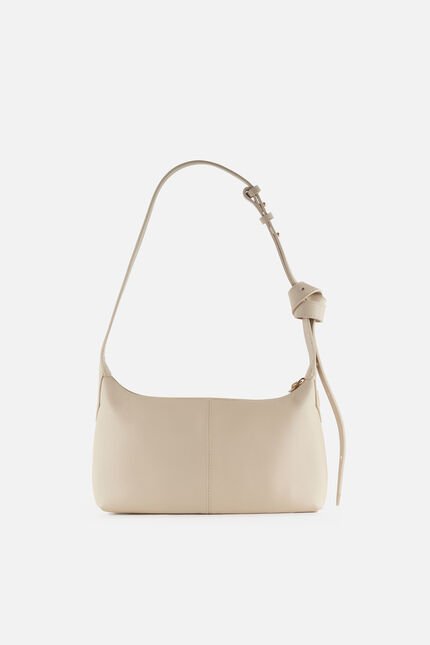 Bolso Soa de cuero natural crudo mujer