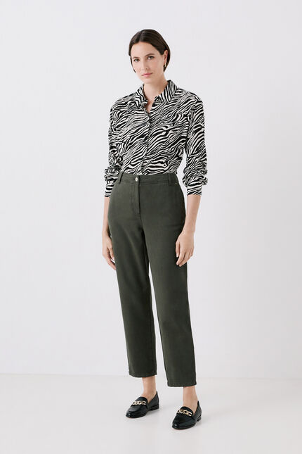 Pantalon palmir vert clair femme
