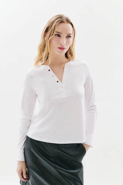 T-shirt Thais blanc femme