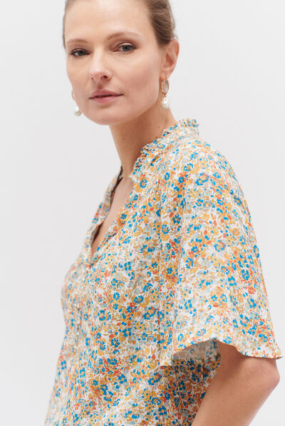 Blusa Tokya avorio donna