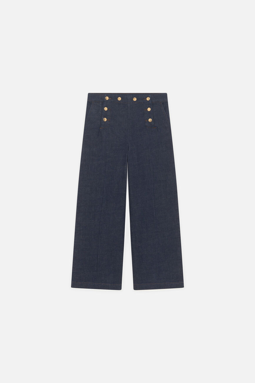Pantaloni Paolinodenim denim brut donna
