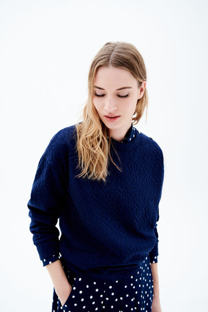 T-shirt tricy bleu marine femme