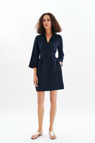 Rvanina dress navy blue woman