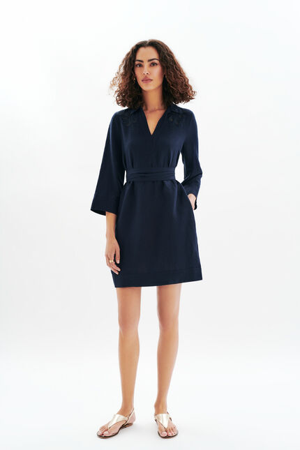 Robe Rvanina bleu marine femme