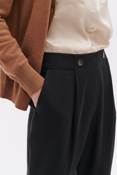 Broek Powen zwart vrouw
