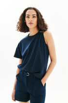 Tlouane t-shirt navy blue woman