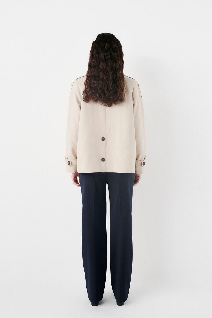 Trench gourmand sable femme