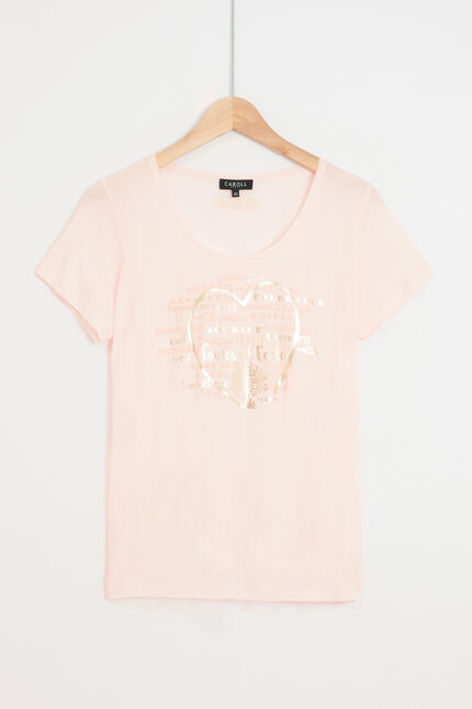 T-Shirt Sheila pastellrosa damen