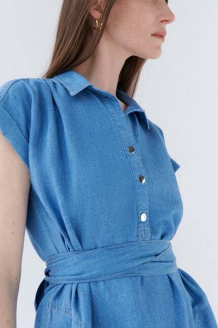 Abito Kelly denim baby blu donna